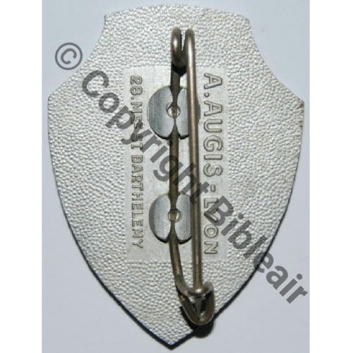 01e.EC 43.45  A.AUGIS LYON ST.BARTH 2Li 2Griffes Grenu SPA73 et 15 SAUMON SPA77 NOIR Src.maverik6283 689Eur(x2) 